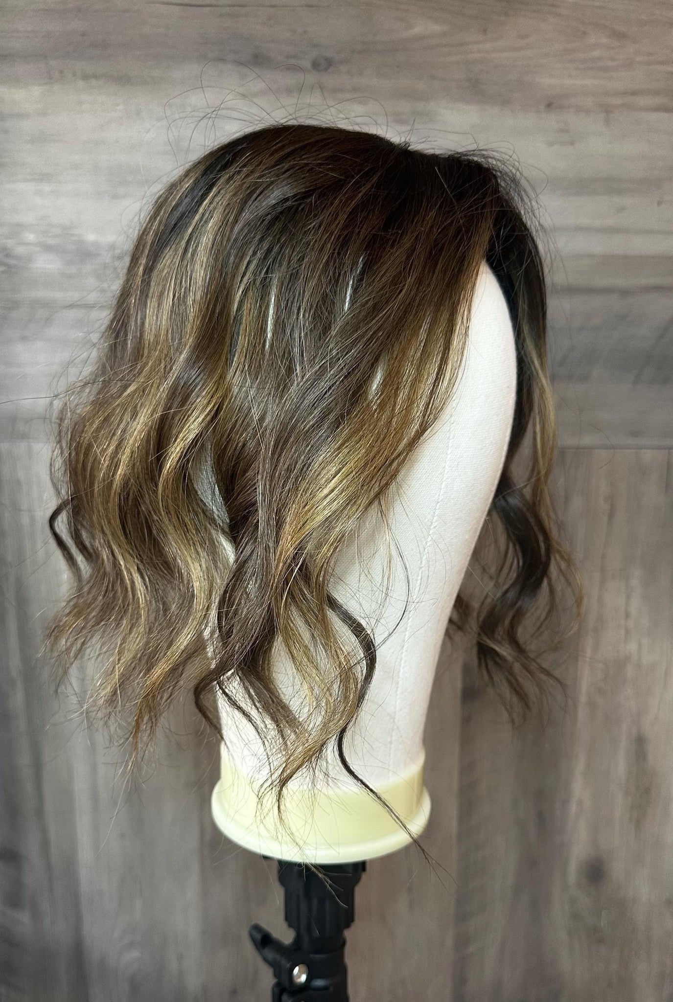 TOPPER CUSTOMIZATION service Add-On Human Hair Topper – Cut, Style, Extra Clips, Lace Trim, Custom Color from a product you bought HERE