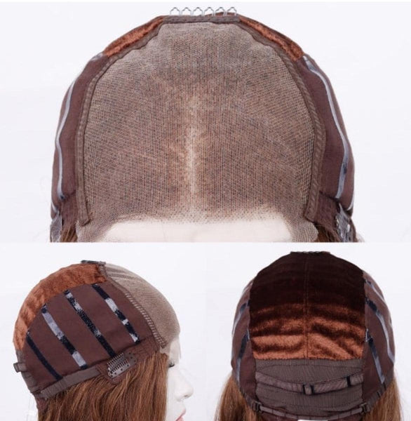 Custom Hand-Tied Human Hair Medical Wig – Silk Top | Chemo-Friendly | 180% Density 22 in