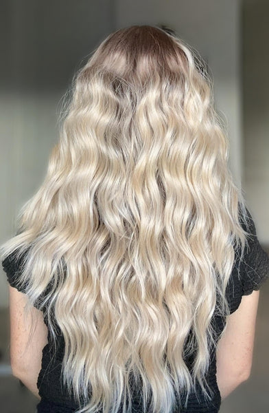 HD Lace Front Wig – 22” Curly Futura Fiber | Free Part | layered | 150–180% Density