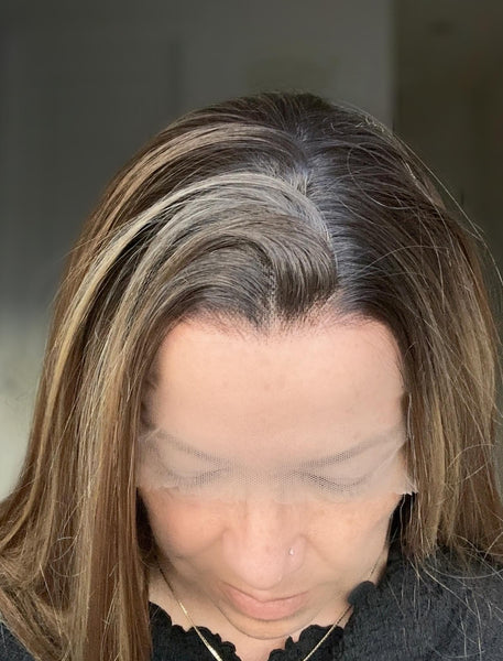 HD Synthetic Lace Front Wig – 30” Long | Futura Fiber | 130% Density | Heat-Resistant | Rooted Honey Blonde Balayage | Customizable Style