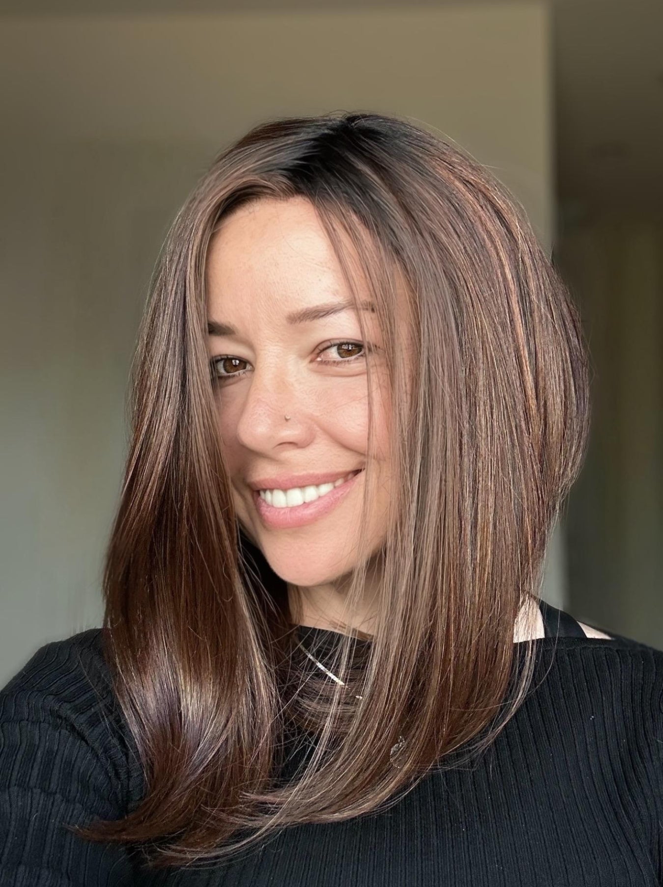 HD Synthetic Lace Front Wig | Full Mono Top | Layered Long Bob | 3 Gorgeous Shades | Realistic Wig | Natural Look | Avg Cap Belle Tress