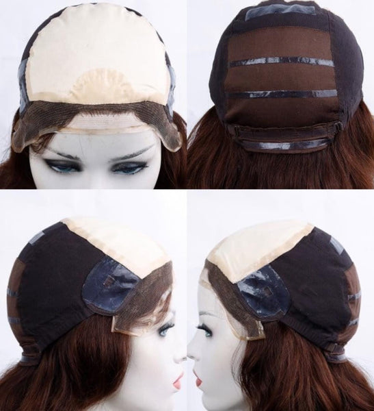 Custom Hand-Tied Human Hair Medical Wig – Silk Top | Chemo-Friendly | 180% Density 22 in