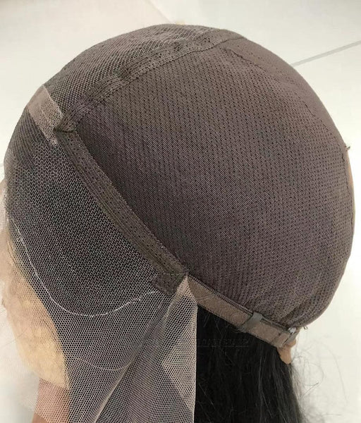 Custom Hand-Tied Human Hair Medical Wig – Silk Top | Chemo-Friendly | 180% Density 22 in