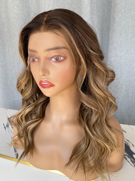 Human Hair Wig 14"-22" 130-180% Density Silk Top – Custom Color and Size!