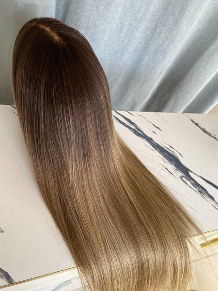 Human Hair Wig 14"-22" 130-180% Density Silk Top – Custom Color and Size!