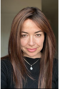 HD Synthetic Wig | 23” Lace Front Wig w/ Bangs | Full Monofilament Top | Sleek Long Wig | Natural Look | Avg Cap