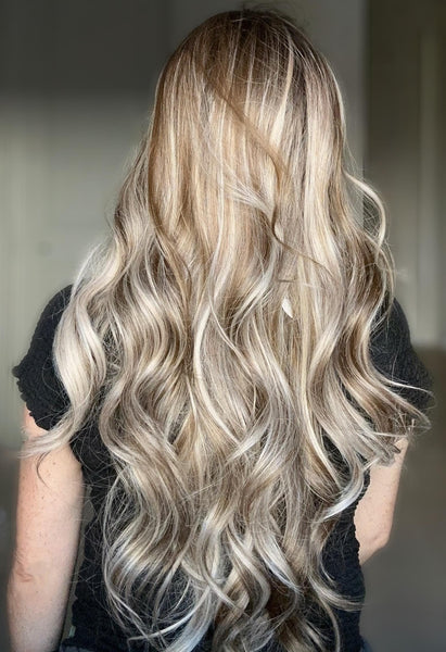 HD Synthetic Lace Front Wig – 26” Long | Futura Fiber | Heat-Resistant | 150–180% Density | Natural Brunette Waves