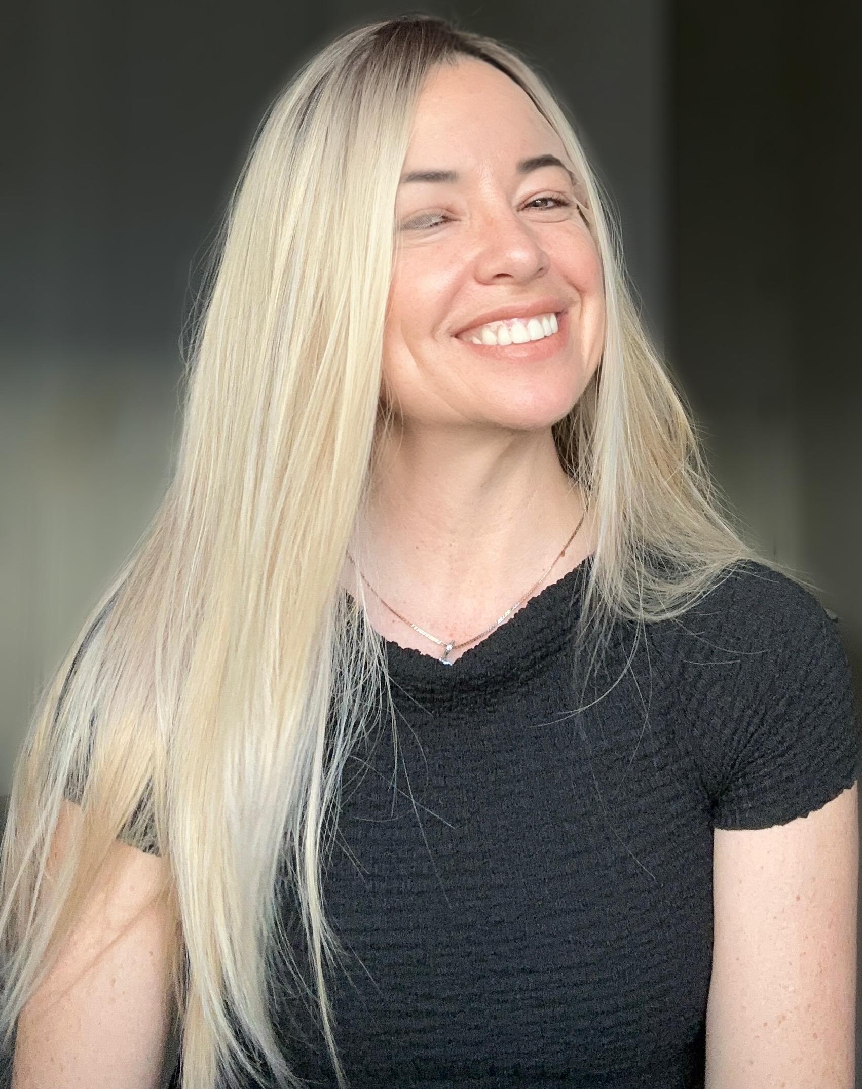 HD Synthetic Lace Front Wig – 30” Icy Platinum Blonde | Futura Fiber | 130% Density | Rooted Ash Blend | Heat-Friendly | Customizable