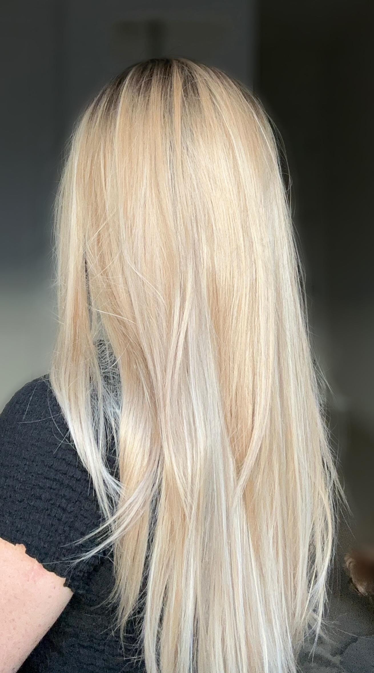 HD Synthetic Lace Front Wig – 30” Icy Platinum Blonde | Futura Fiber | 130% Density | Rooted Ash Blend | Heat-Friendly | Customizable