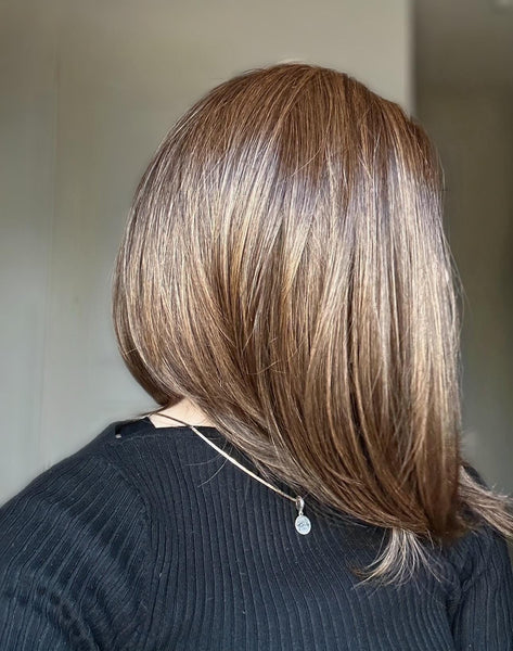 HD Synthetic Lace Front Wig | Full Mono Top | Layered Long Bob | 3 Gorgeous Shades | Realistic Wig | Natural Look | Avg Cap Belle Tress