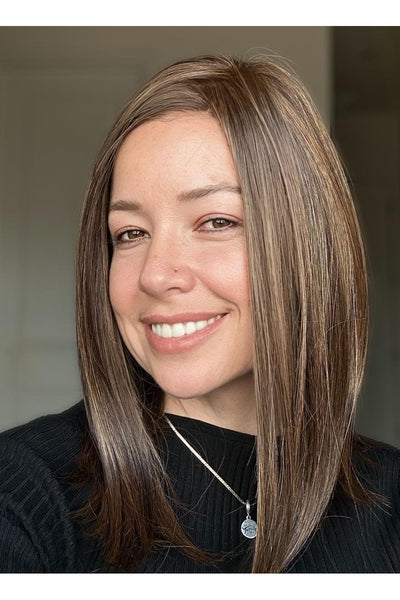 HD Synthetic Lace Front Wig | Full Mono Top | Layered Long Bob | 3 Gorgeous Shades | Realistic Wig | Natural Look | Avg Cap