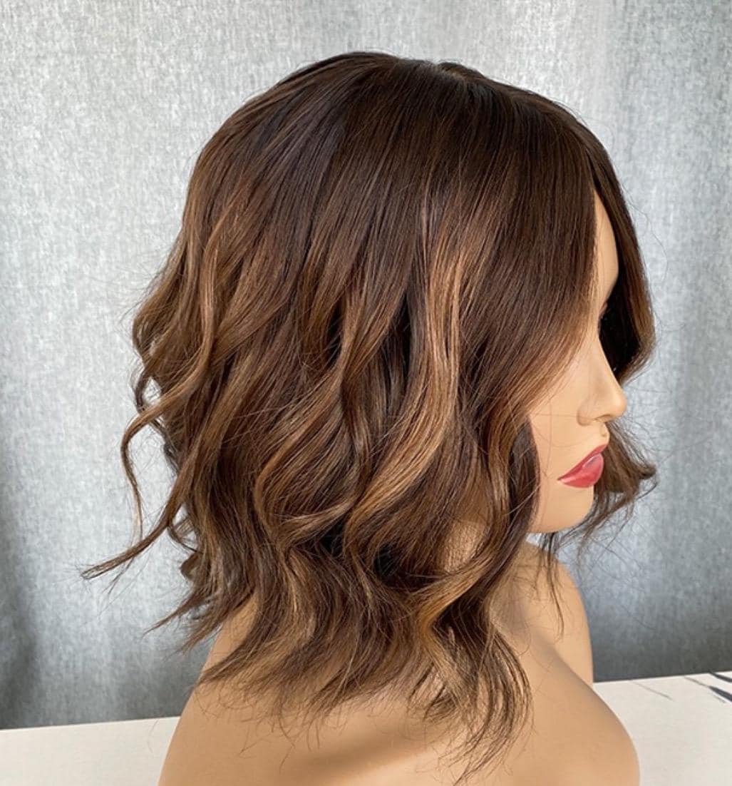 8x8 Silk Top Human Hair Topper | 10–18” | 200% Density | High Volume | Any customized color| Realistic Scalp | Clip-In Crown Cover
