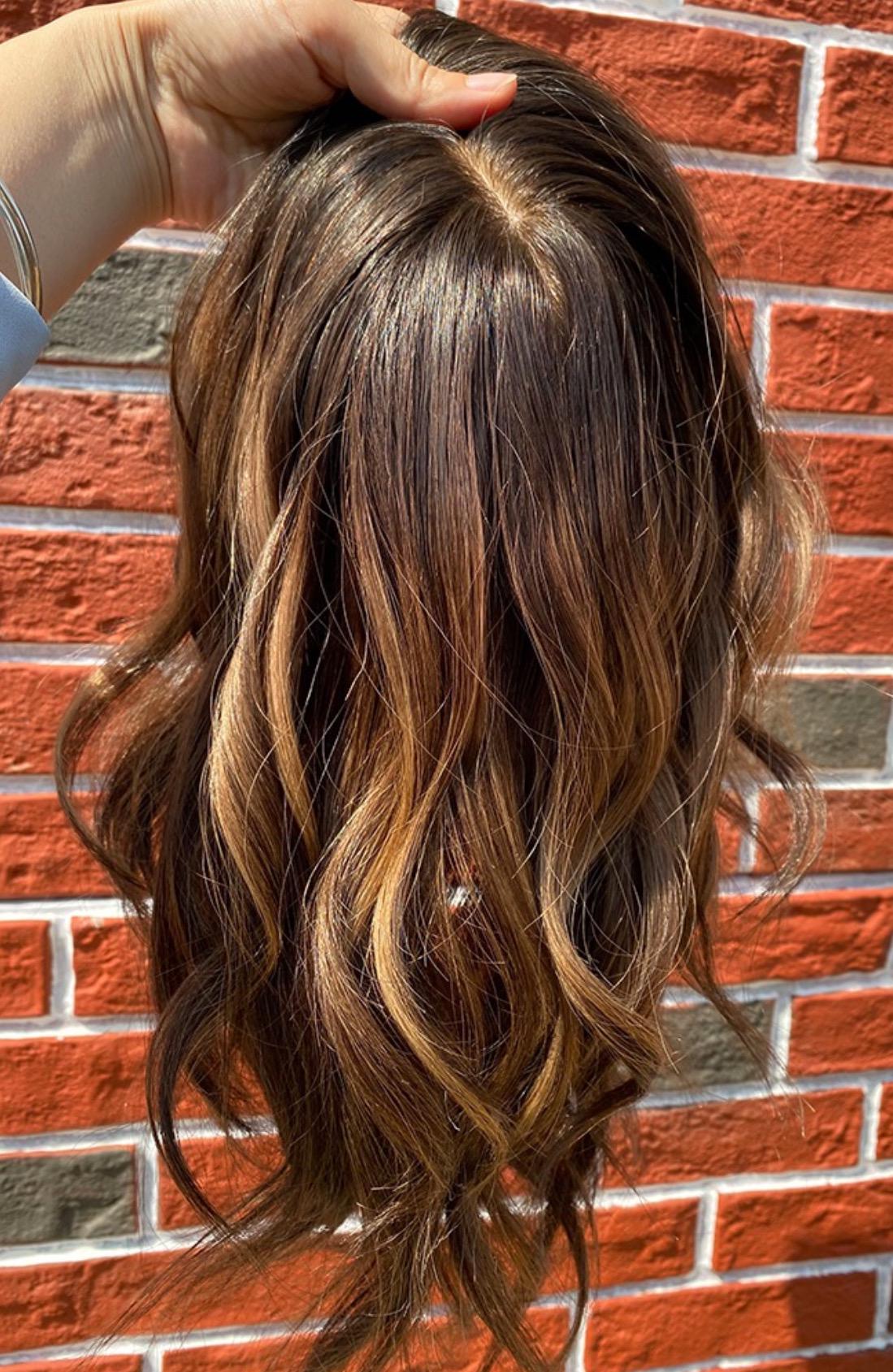 8x8 Silk Top Human Hair Topper | 10–18” | 200% Density | High Volume | Any customized color| Realistic Scalp | Clip-In Crown Cover