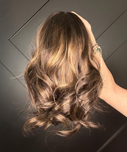 WHISPER 7 Custom-Made Premium Brazilian Remy Human Hair Topper – 7” | 200% Density | 8x8 Base | 4x5 Silk Top Final Sale