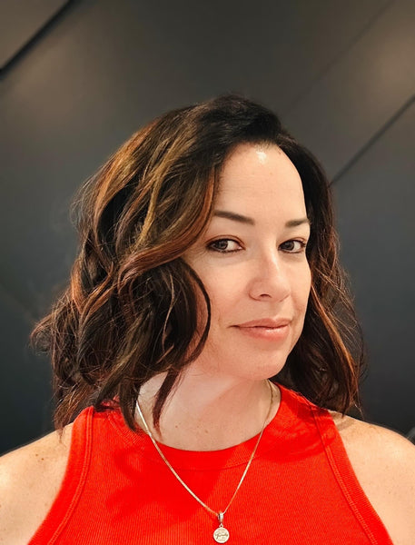 SIENNA 10 Ready to Ship 10” Premium Brazilian Remy Human Hair Wig – 6x7 Silk Top | 150% Density Brunette with Copper Highlights Final Sale