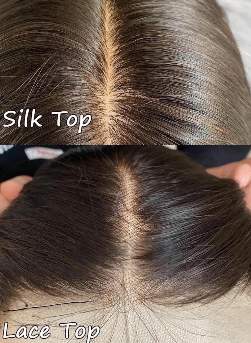Custom Human Hair Hairline Topper 4x10 | Extra-Wide | Silk Top n Lace Front | Halo + Clips | Alopecia & Hair Loss | FLORA