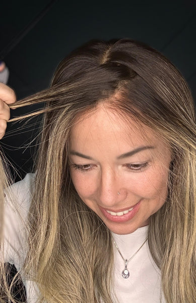 VITTORIA 16 Blended Blonde 16” Human Hair Wig | 150% Density | Lace Front | Hand-Tied, Bleached Knots | Transparent HD Lace Final Sale