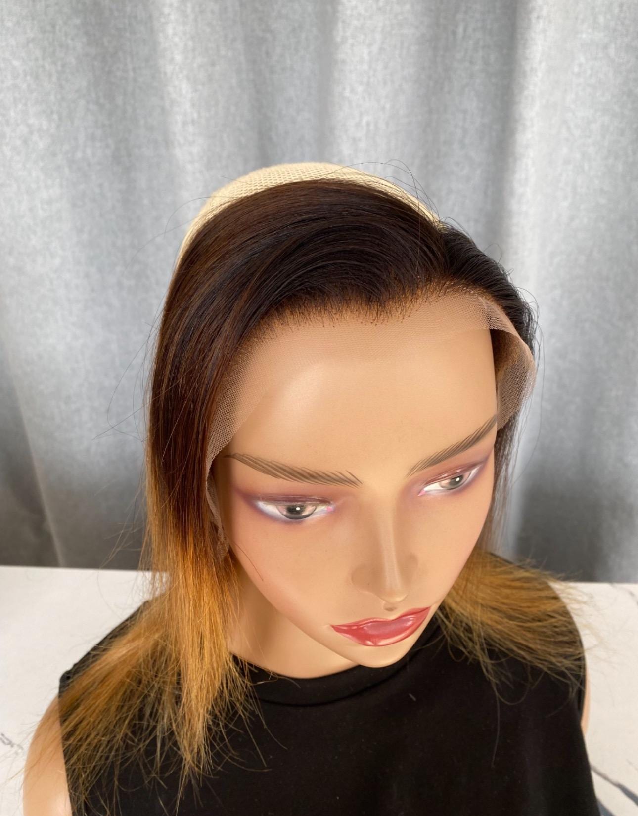 Custom Human Hair Hairline Topper 2x6 | Hand-Tied Lace | Natural Hairline | Lightweight | Thinning Hair | 10" | ANIKA