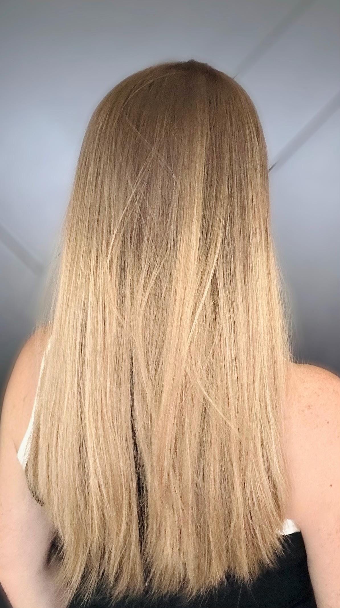 FEATHER European Silk Top Human Hair Topper – Rooted Brown to Beige Blonde | 8x8 Base Clip-In Topper for Thinning Hair 14-22"