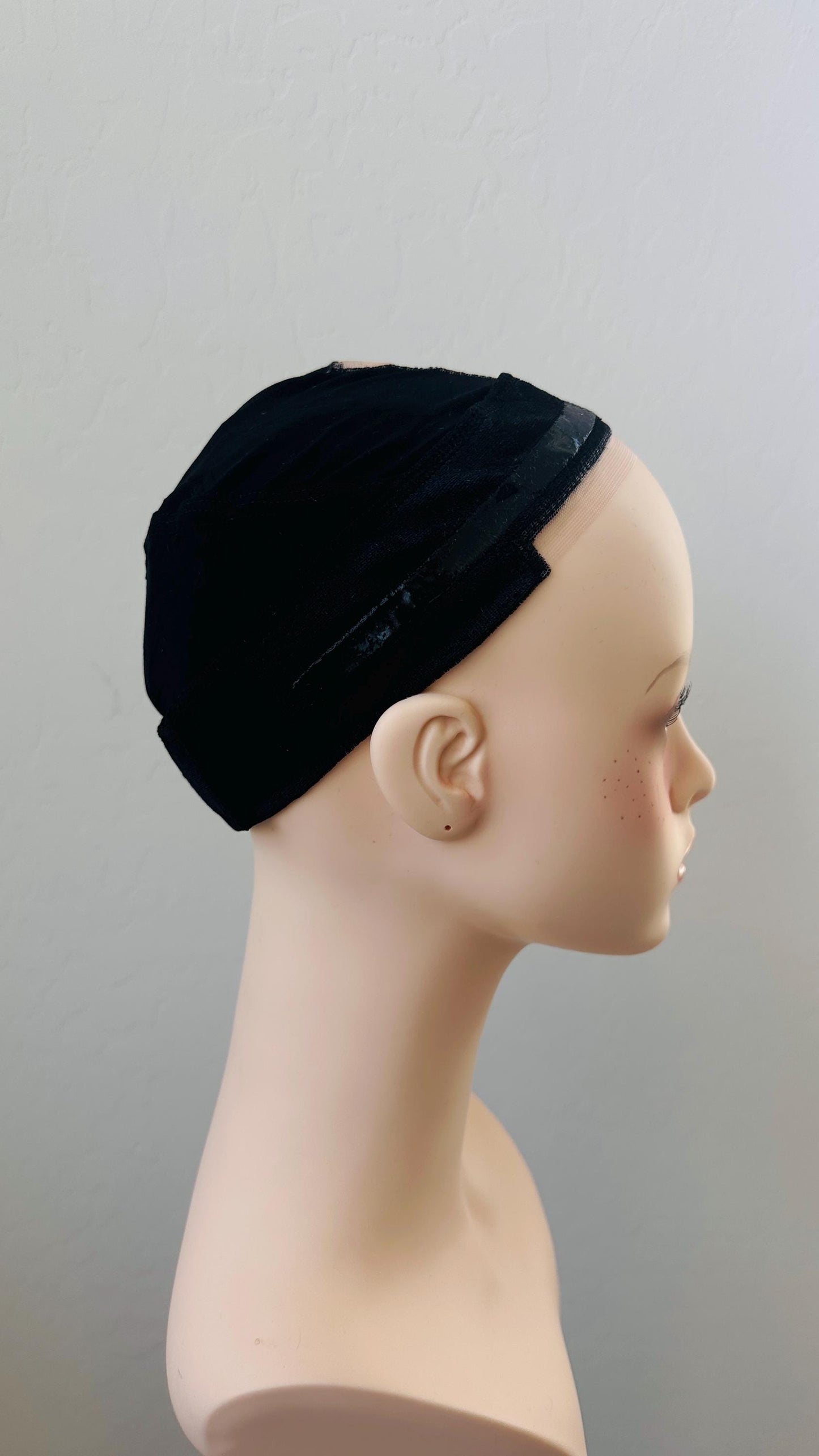 One Swiss T-Lace option Wig Grip Cap with Double-Sided Silicone & Velcro Wig cap | Secure, Breathable Cap for Lace Wigs