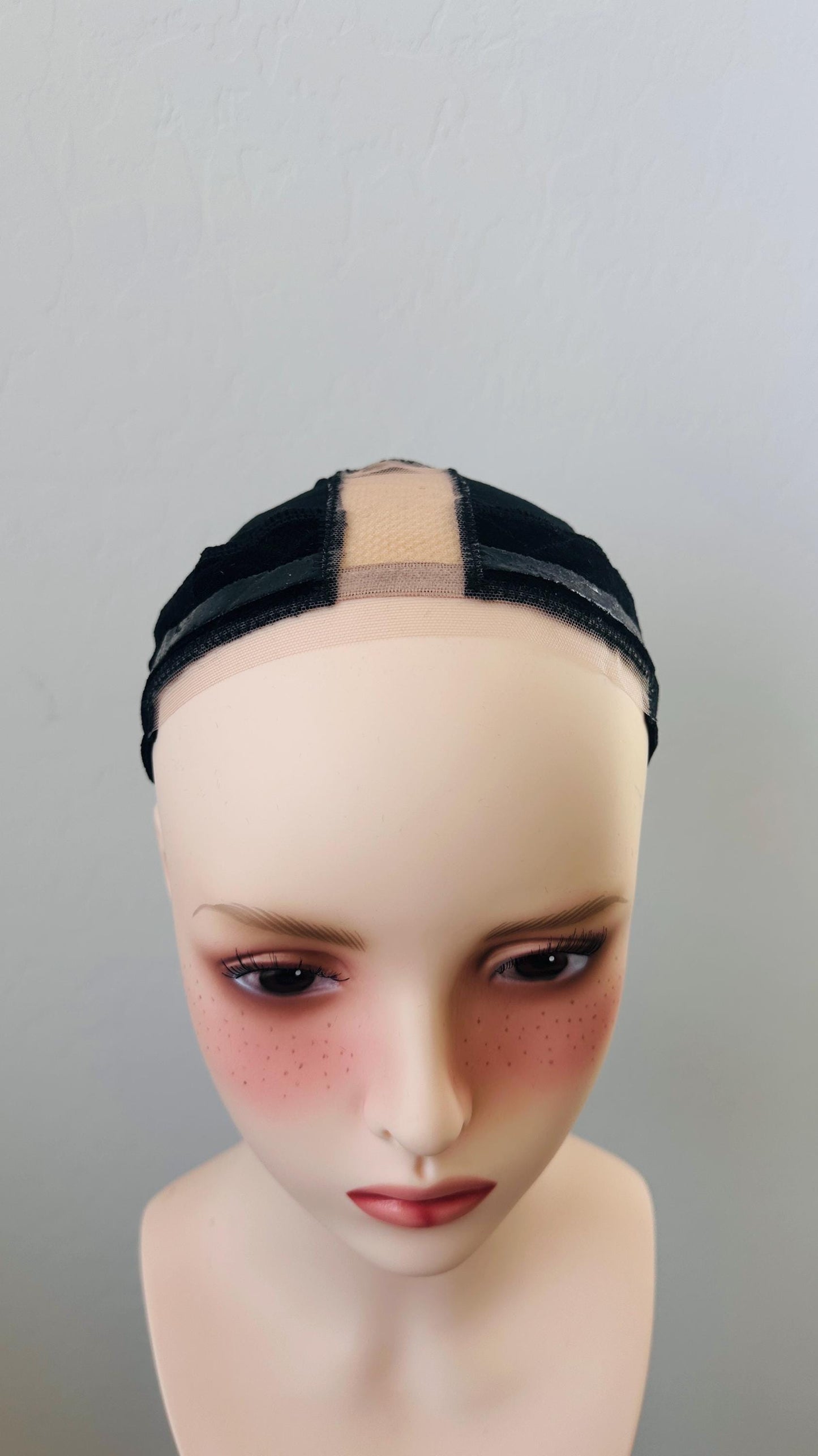 One Swiss T-Lace option Wig Grip Cap with Double-Sided Silicone & Velcro Wig cap | Secure, Breathable Cap for Lace Wigs