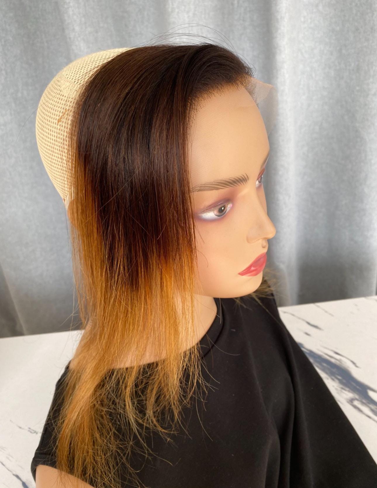 Custom Human Hair Hairline Topper 2x6 | Hand-Tied Lace | Natural Hairline | Lightweight | Thinning Hair | 10" | ANIKA