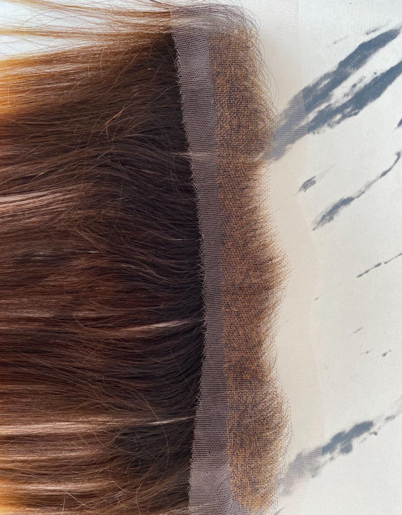 Custom Human Hair Hairline Topper 2x6 | Hand-Tied Lace | Natural Hairline | Lightweight | Thinning Hair | 10" | ANIKA