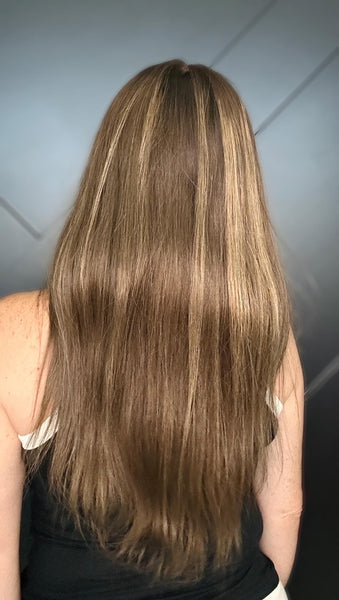 EMBER 20 Realistic Scalp Look | 9x9 Silk Top Human Hair Topper | 20” Premium Remy Hair | Average Density | Clip-In Volume Boost Final Sale