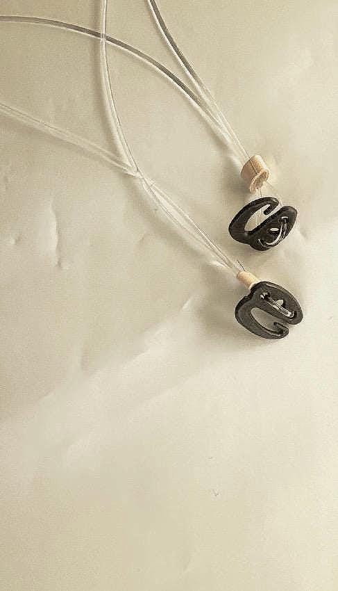 Adjustable Invisible Clear Wire End Hooks for Wigs & Toppers 17″+ • Secure, GlueFree Halo Attachment Set of 3 • different lengths available