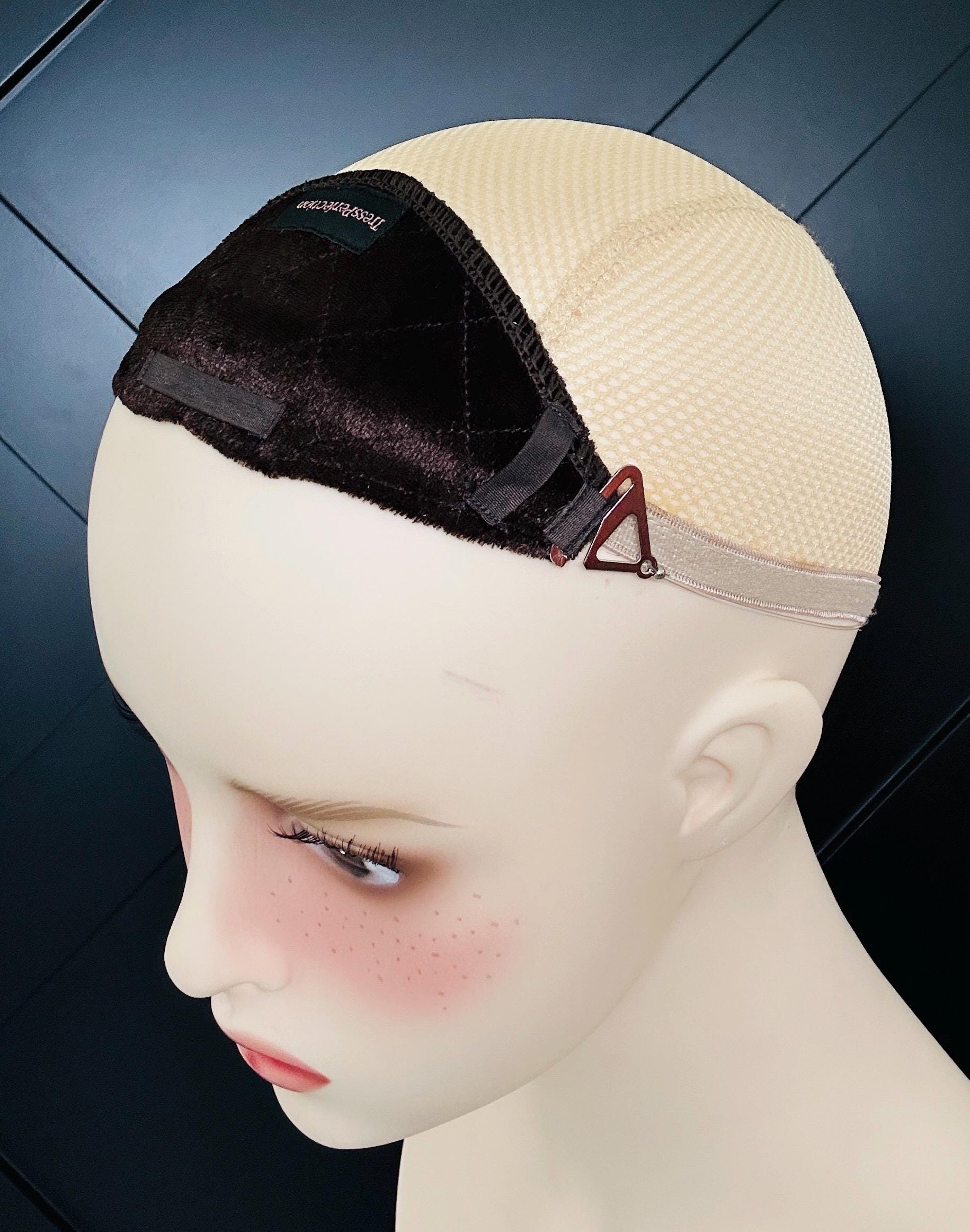 Invisible Wig Wire Hooks: Halo Attachment, Set of 2 Clear Adjustable Wires white or black