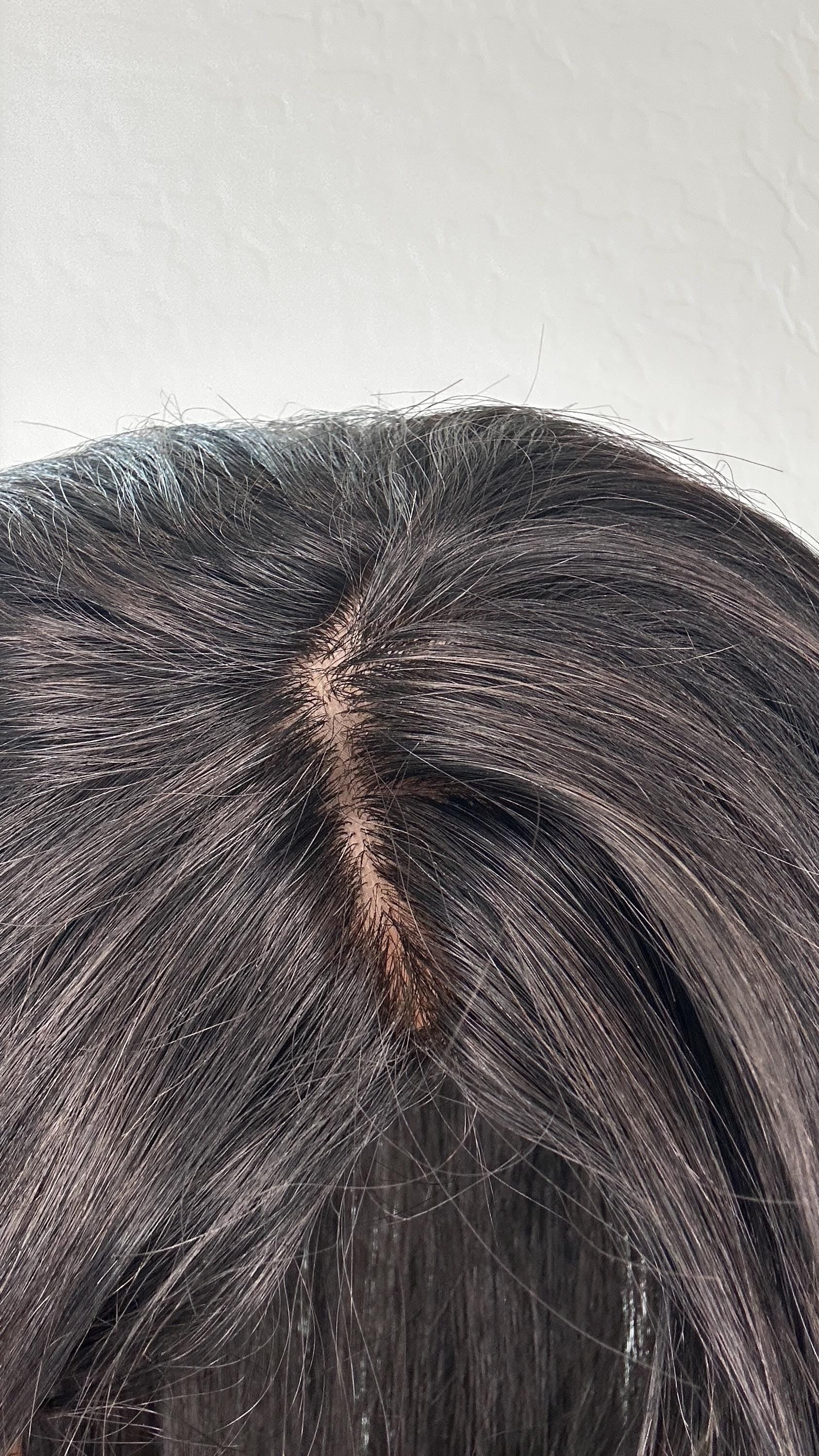 PARADISE Custom-Made Custom Brazilian Human Hair Topper | High Density | HandTied | 20in Length |6x6.5” silk top and monofilament NB