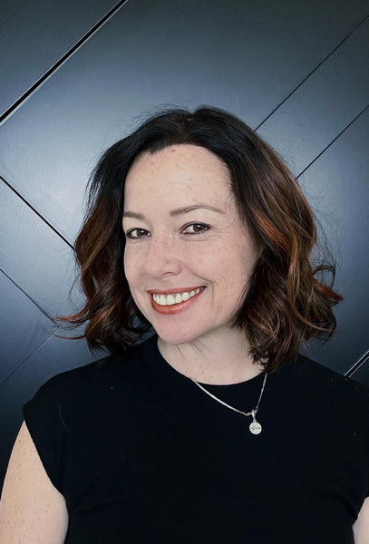 SIENNA 10 Ready to Ship 10” Premium Brazilian Remy Human Hair Wig – 6x7 Silk Top | 150% Density Brunette with Copper Highlights Final Sale