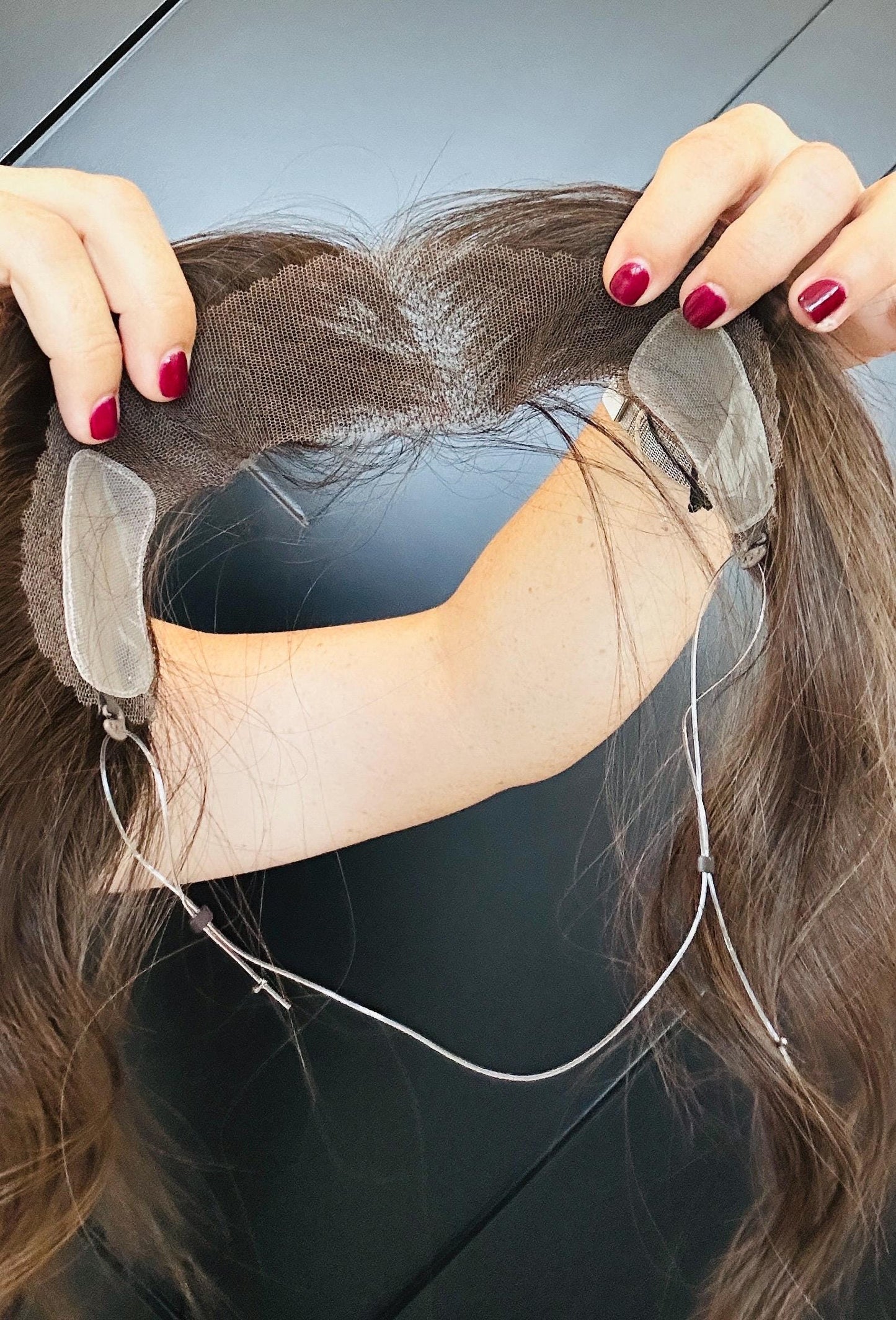 Human Hair Hairline Topper 2x11” or 3x11” | Halo Attachment | Ear-to-Ear Coverage | Thinning Hair & Alopecia | 14"-16/18" | ANGEL