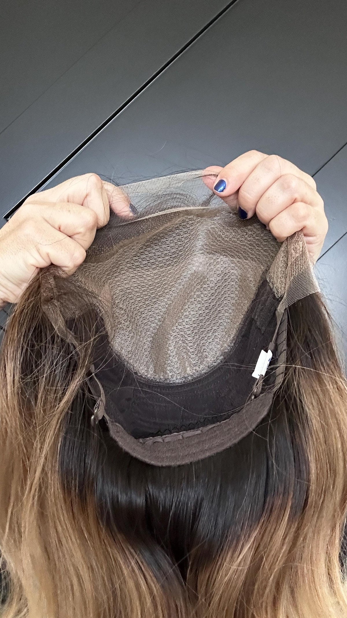 SCARLET 14 Lace Front Wig with Liner | Premium Brazilian Human Hair | Blonde Balayage | Medium Density | 14”