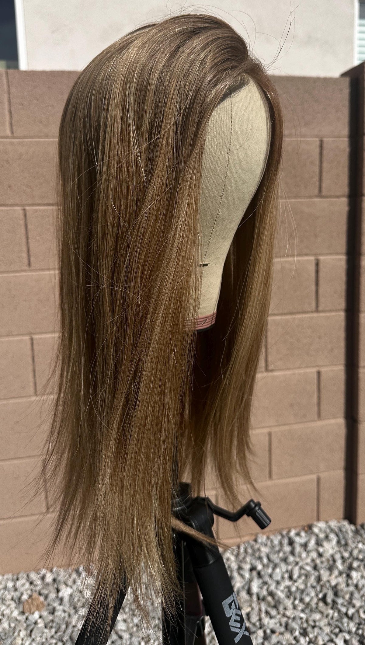 CATALINA 18” European Hair Bonding Topper 9x9 – Luxury Monofilament Base with PU | 18” | Medium Density | Natural Hairline