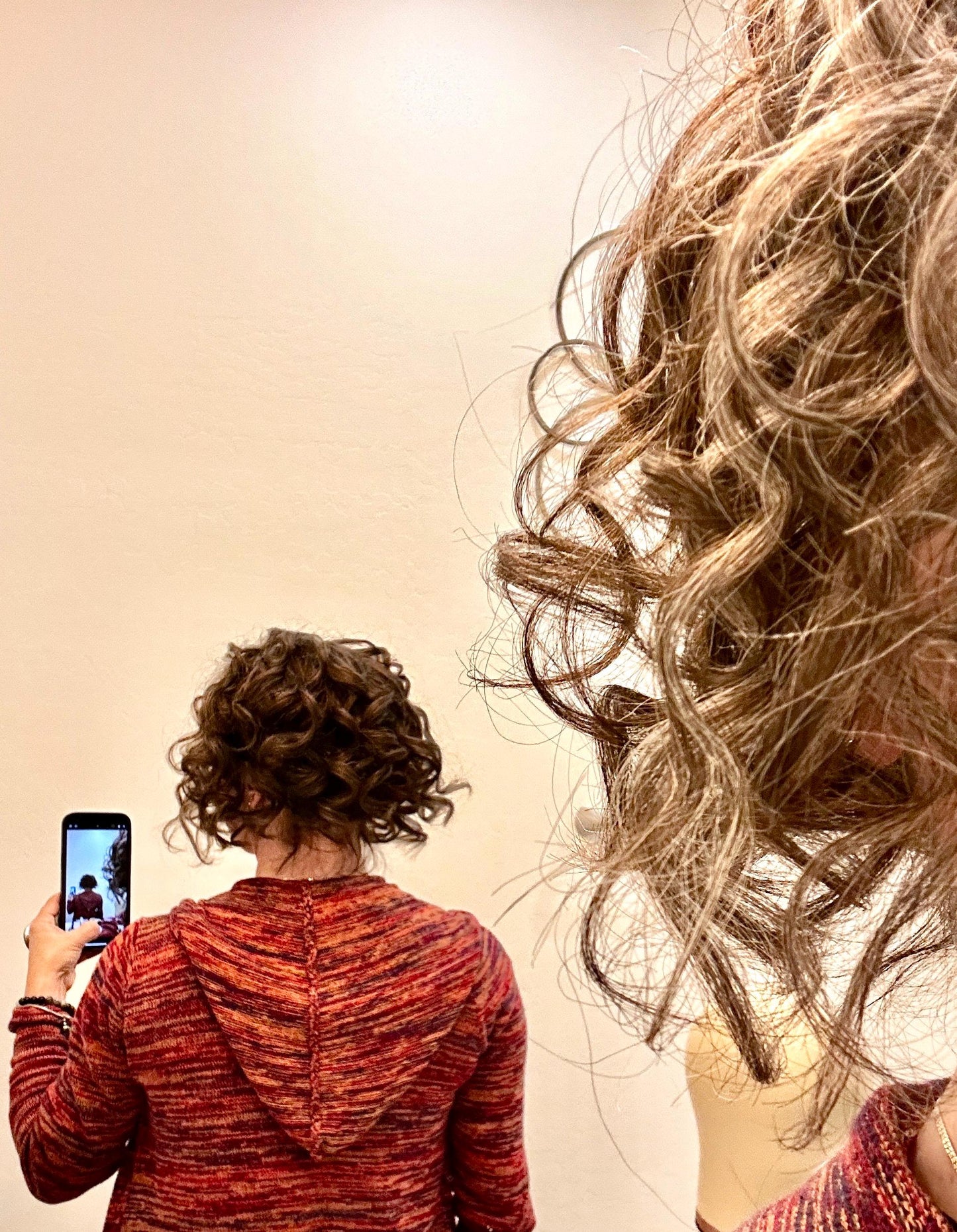 MARGOT 12” Custom-Made Russian, Ukranian or Slavic Hair Human Hair Topper perm curls | Salt and Pepper– closed lace Top 7x7 | Low density