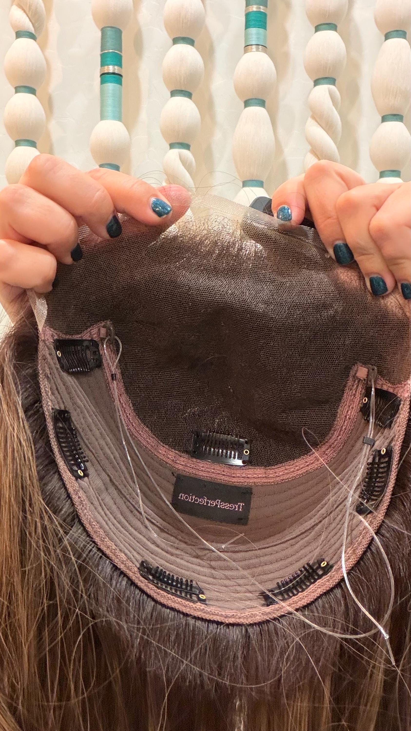 Hair Topper Custom | Remy Human Hair | Balayage Wig Topper – 5x6 or 9x9 Silk or Monofilament Top | Double Drawn | 150% Density | 10-22” Leng