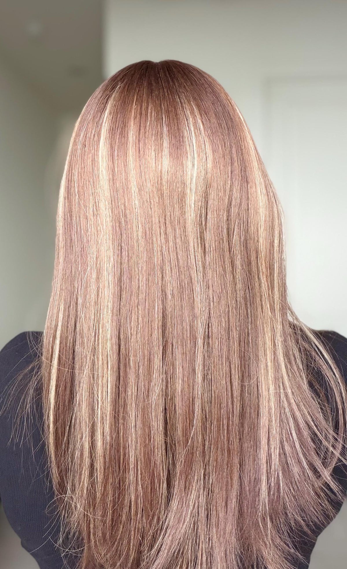 ELIZABETTA European Human Hair Topper | 8x8 Base | 4x4 Silk Top | 16” Length | Average Density | Warm dimensional brunette-blonde