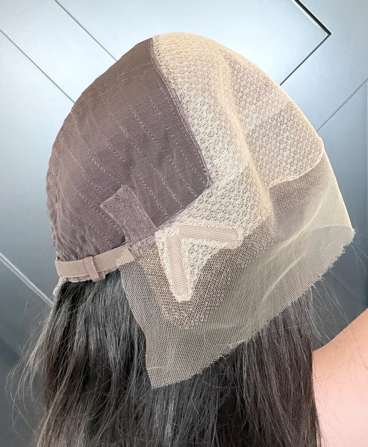 LUXE Layered Brazilian Virgin Human Hair Wig | Medium Density 13x6 Lace Front Wig | Natural Black Vtabs | 20”-26” Bleached Knots