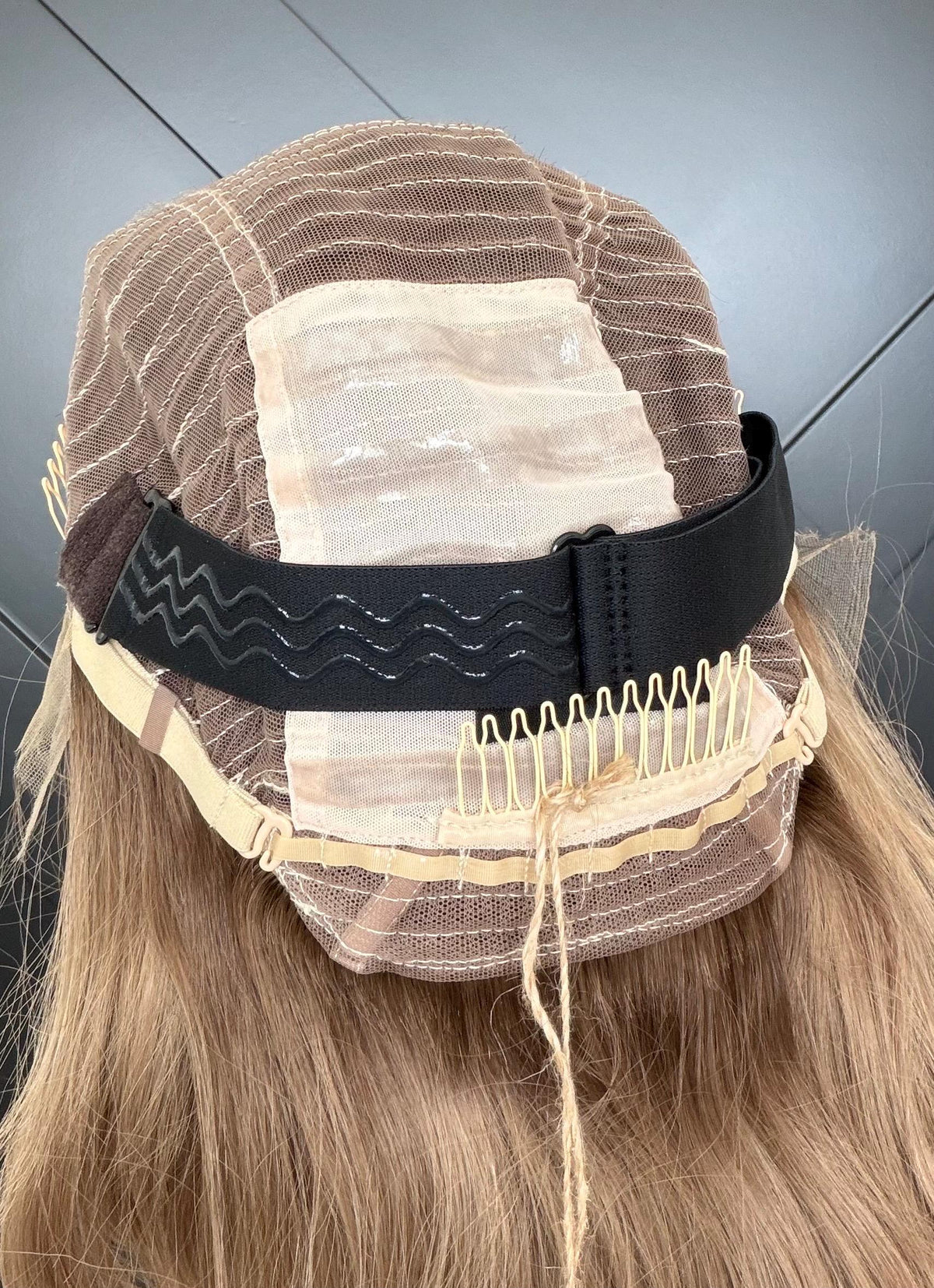 HAWK Layered European Remy Human Hair Wig | Natural Density 5x5.5” Lace Top Wig | Ashy root n Blonde highlights 18”-26” Bleached Knots