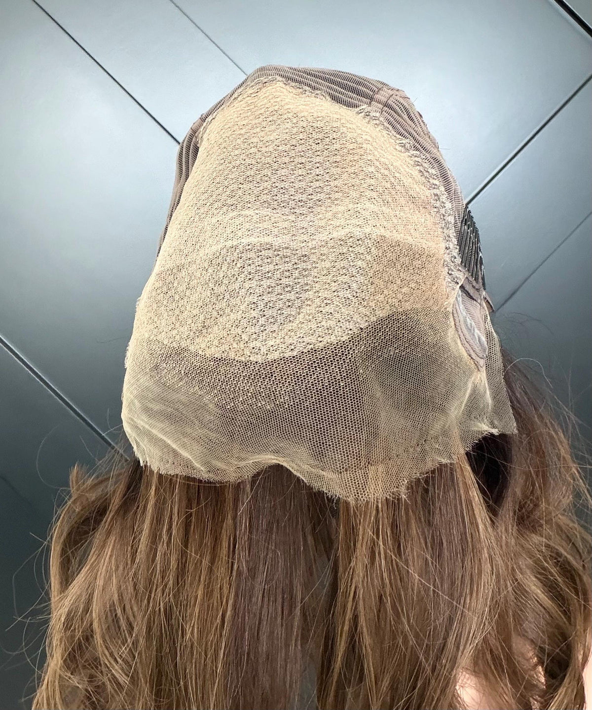 SOVEREIGN Layered Brazilian Virgin Human Hair Wig | Medium Density 5x5.5” Lace Top Wig | brown wig caramel balayage | 14”-26” Bleached Knot