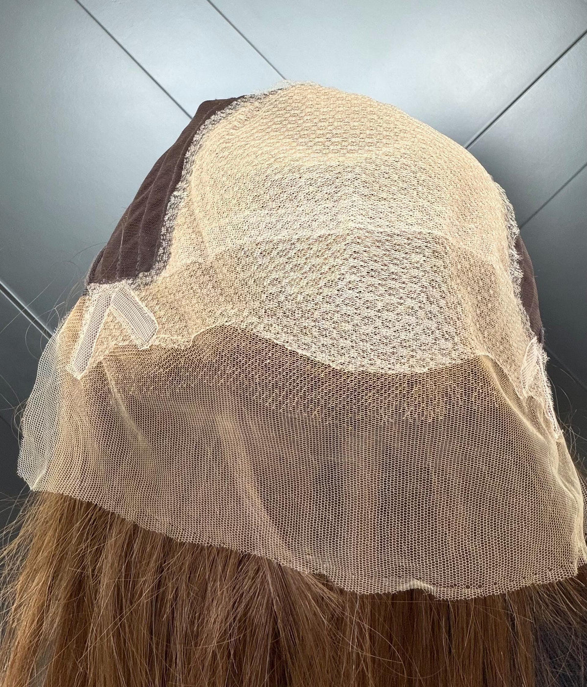 SURI Layered Brazilian Virgin Human Hair Wig | Medium Density 13x6 Lace Front Wig | Honey Brown Blend Vtabs | 18”-26” Bleached Knots