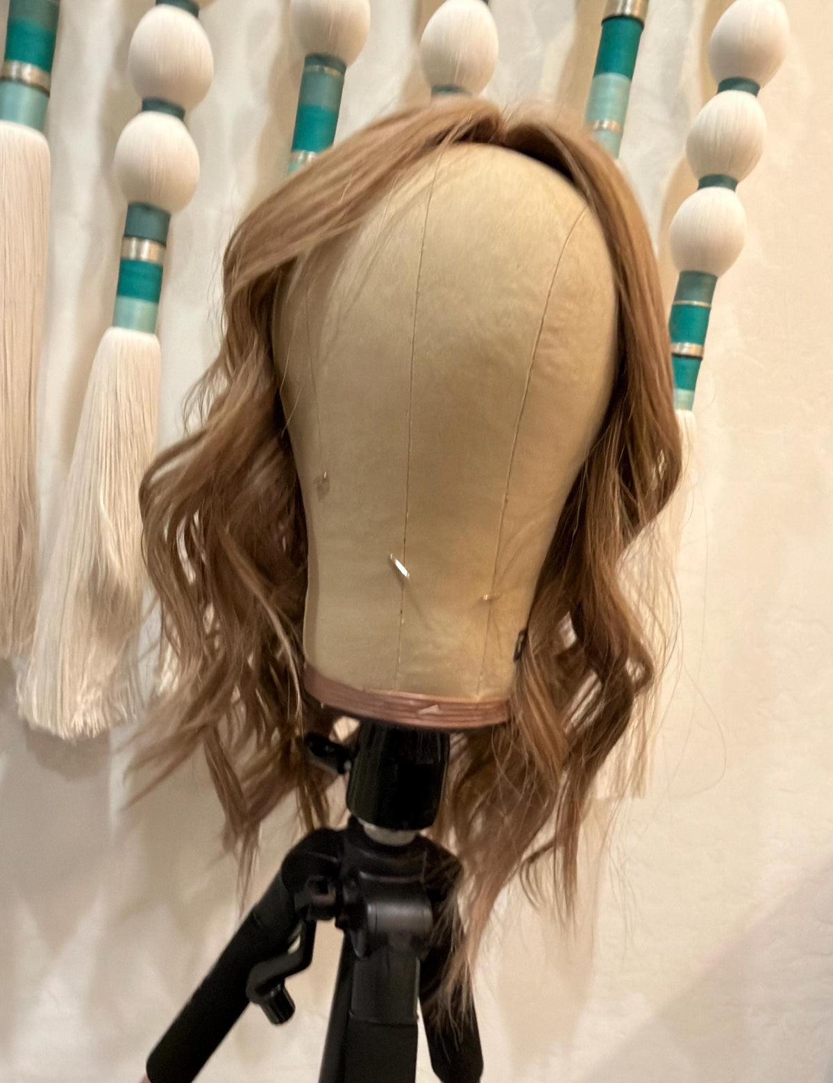 SUNSET Custom-Made Brazilian Premium Hair Topper 16" medium Density Custom Color & Size