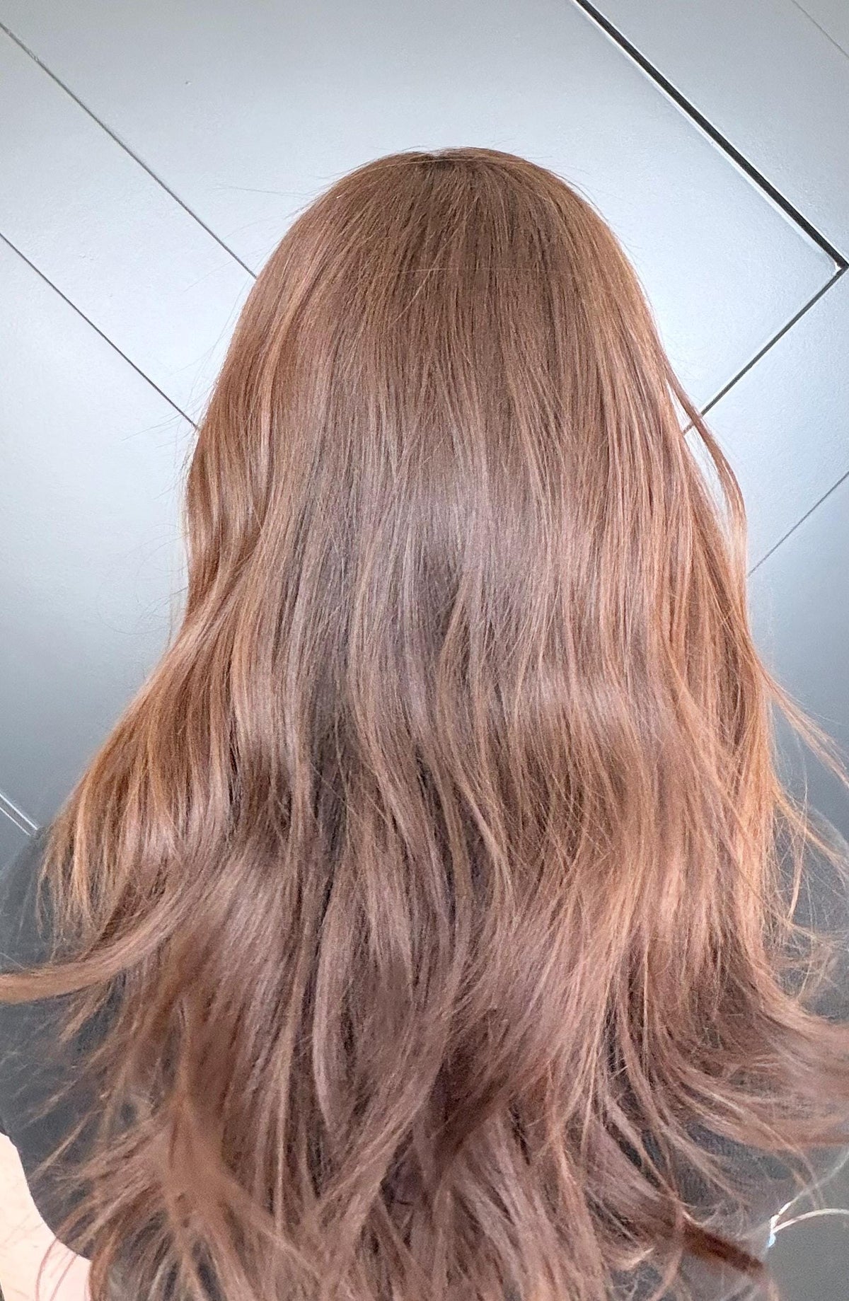 LIORA Layered Brazilian Virgin Human Hair Wig | Medium Density 13x6 Lace Front Wig | color#3 Vtabs | 20”-26” Bleached Knots