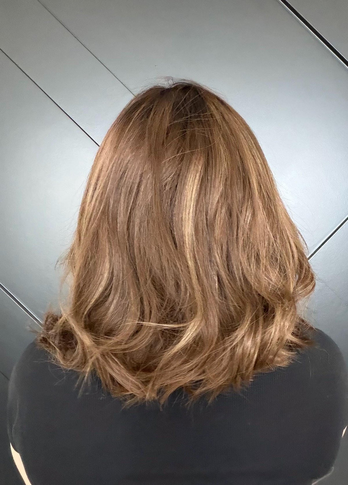 SOVEREIGN Layered Brazilian Virgin Human Hair Wig | Medium Density 5x5.5” Lace Top Wig | brown wig caramel balayage | 14”-26” Bleached Knot