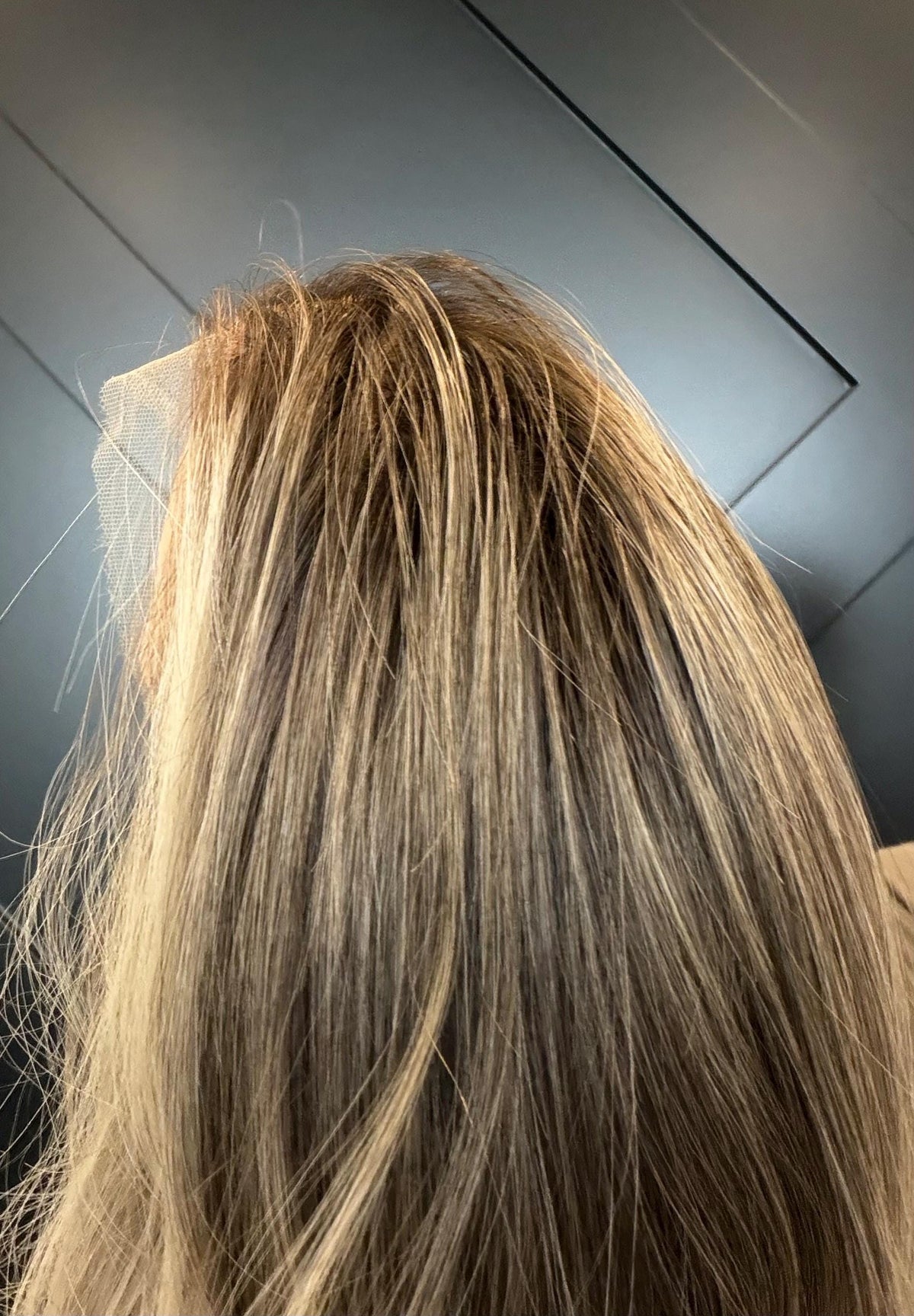 NADIA Layered Brazilian Virgin Human Hair Wig | Medium Density 5x5.5” Lace Top Wig | 18-26” Light Blonde Balayage