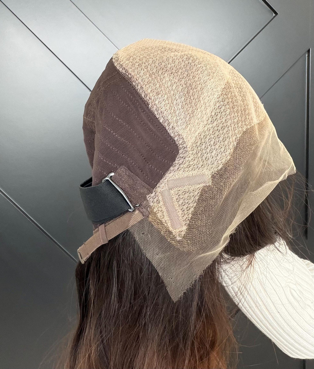 NERINA Layered Brazilian Virgin Human Hair Wig | Medium Density 13x6 Lace Front Wig | Rich Caramel Ombré Vtabs | 18”-26” Bleached Knots
