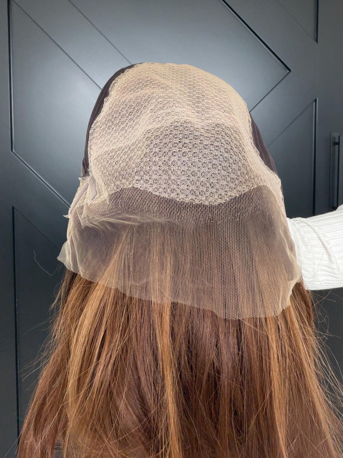 BELARIA Layered Brazilian Virgin Human Hair Wig | Medium Density 13x6 Lace Front Wig | Two tone copper Vtabs | 18”-26” Bleached Knots