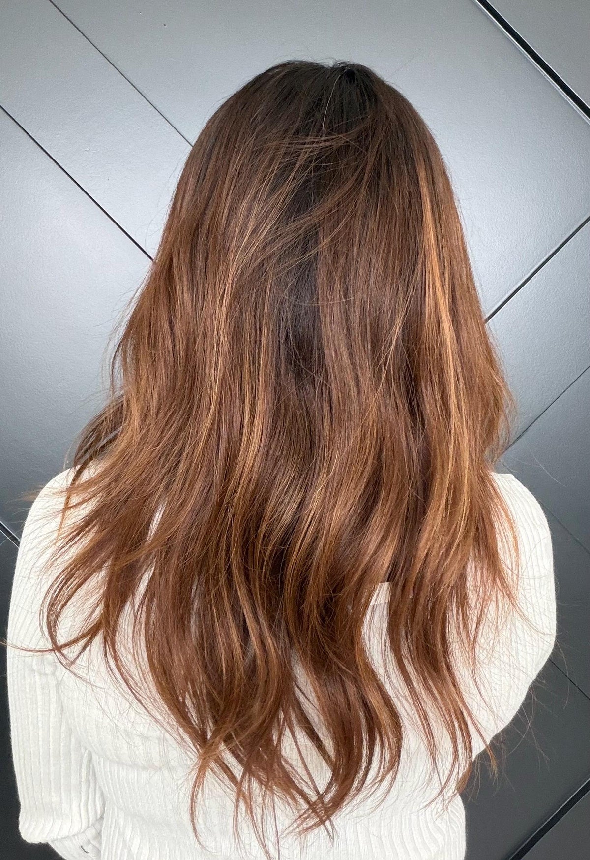 ISOLA Layered Brazilian Virgin Human Hair Wig | Medium Density 13x6 Lace Front Wig | Natural Cocoa Brown Vtabs | 18”-26” Bleached Knots