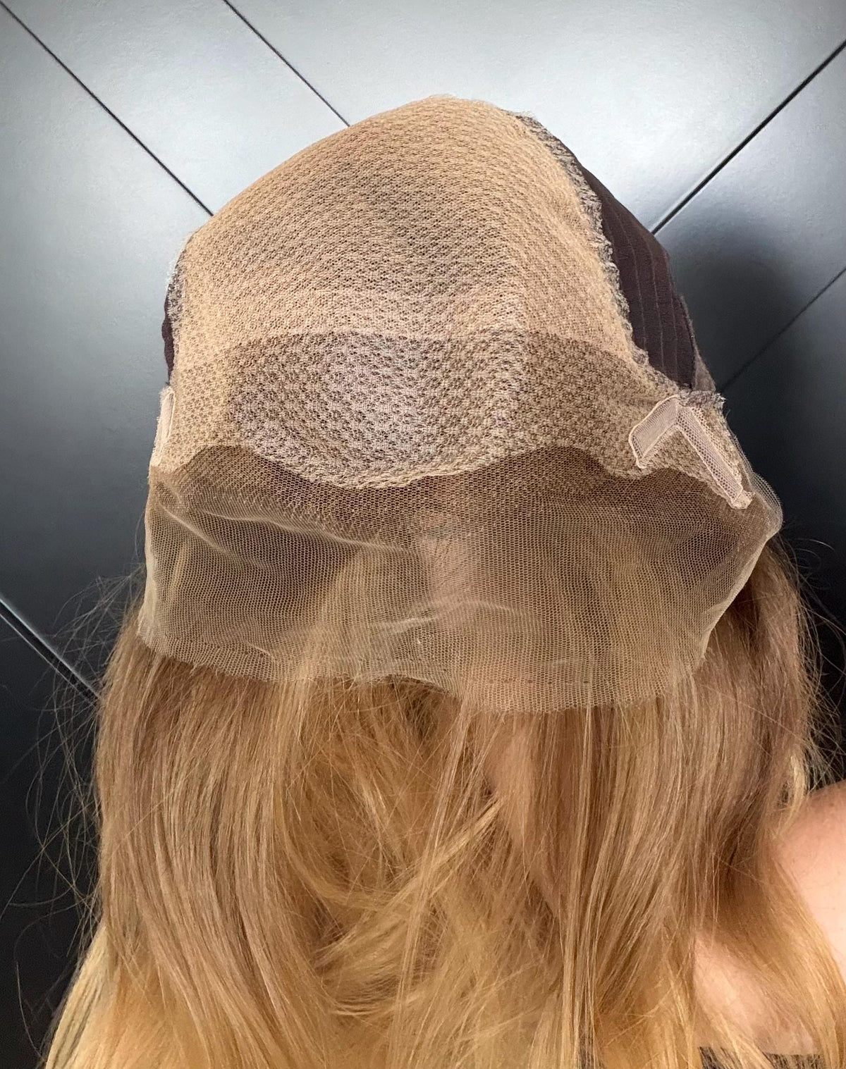 CLEO Layered Brazilian Virgin Human Hair Wig | Medium Density 13x6 Lace Front Wig | Soft Golden Blonde Vtabs | 18”-26” Bleached Knots